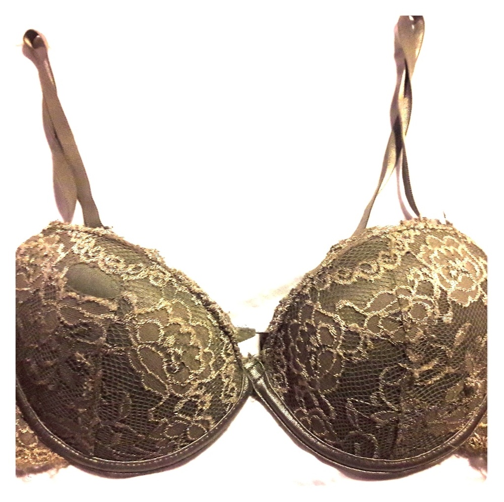Olive green bra